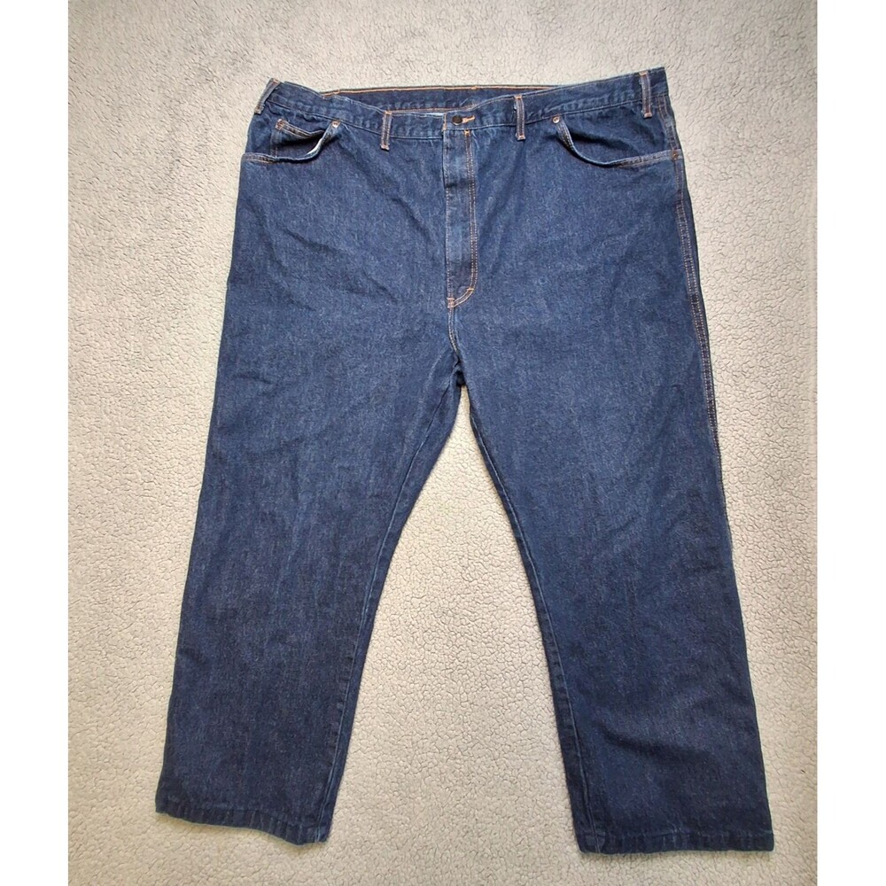 Dickies Mens Jeans 50x32 (actual 48x29) Regular Fit Workwear Pants Dark